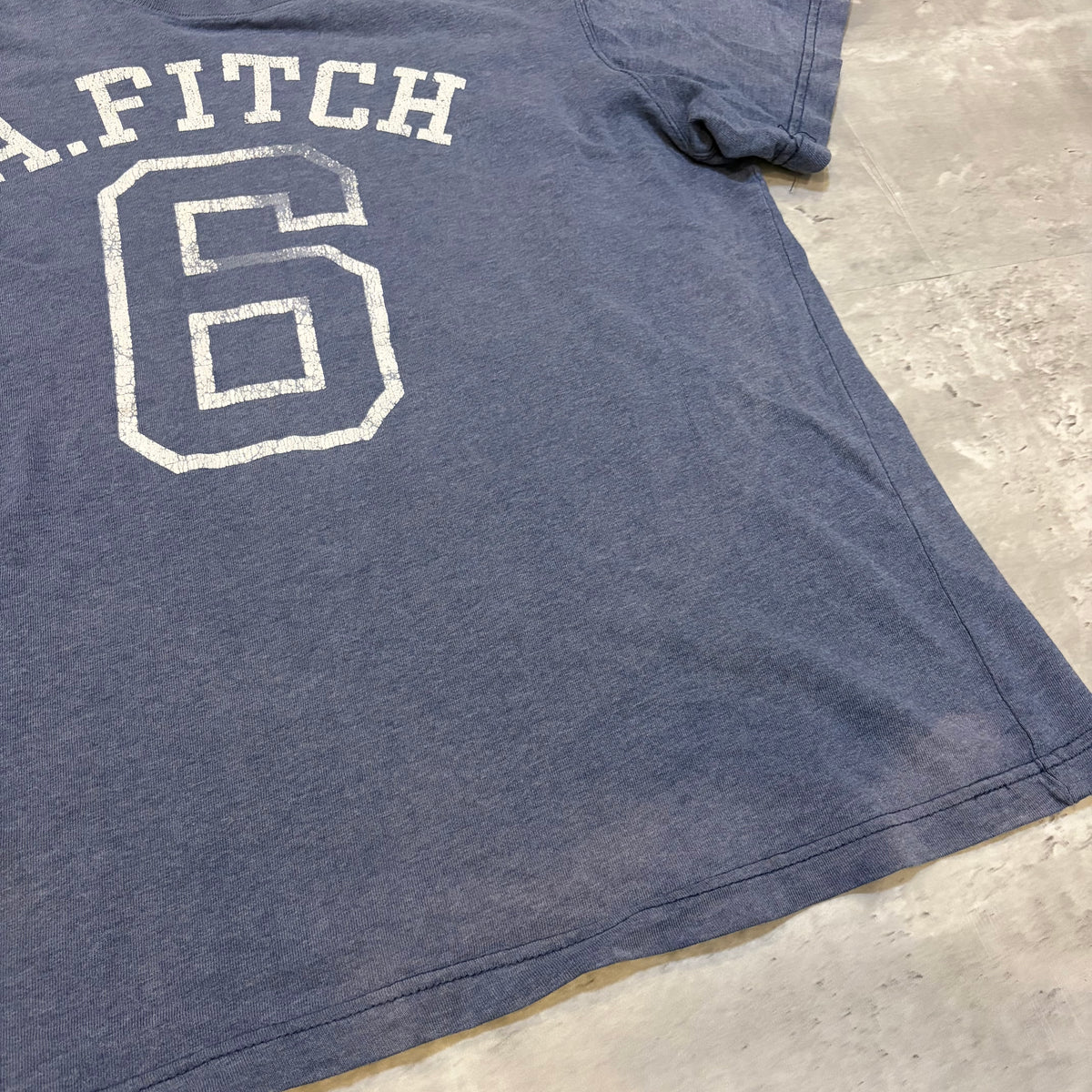 (S) Abercrombie & fitch 6 blue tee