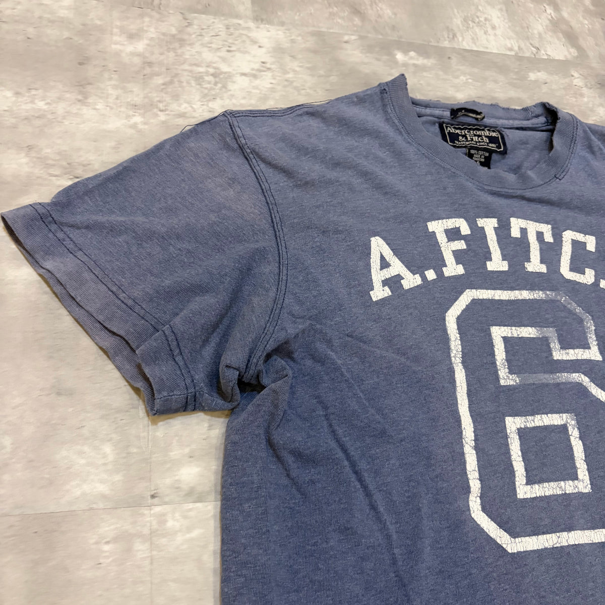 (S) Abercrombie & fitch 6 blue tee