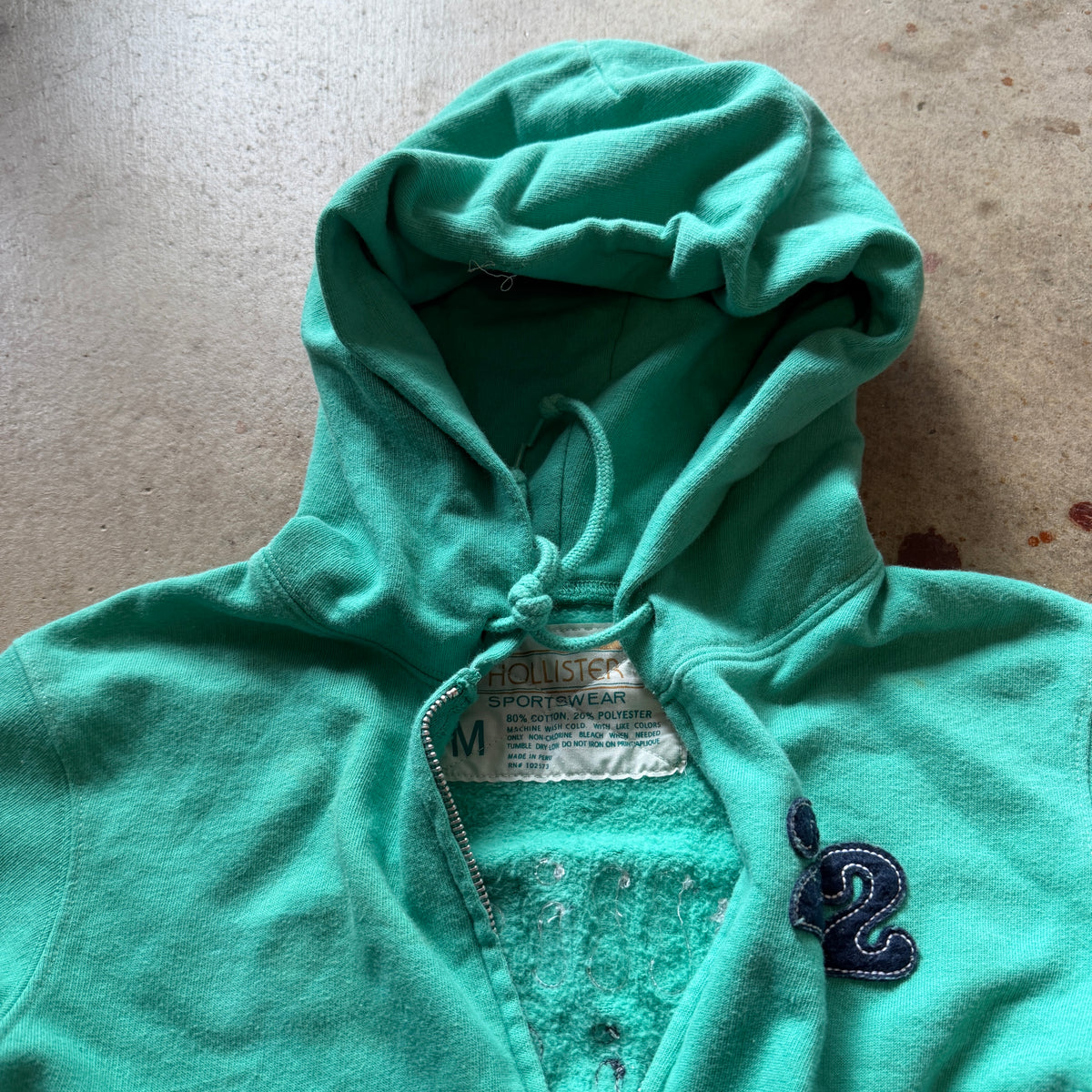 (M) ladies Hollister ski team zip up