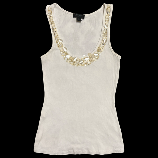 (M) express sequin tank top