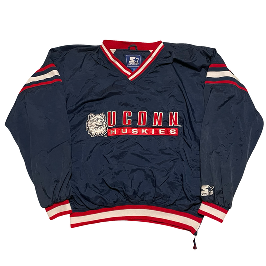 (XL) Uconn Huskies starter windbreaker pullover