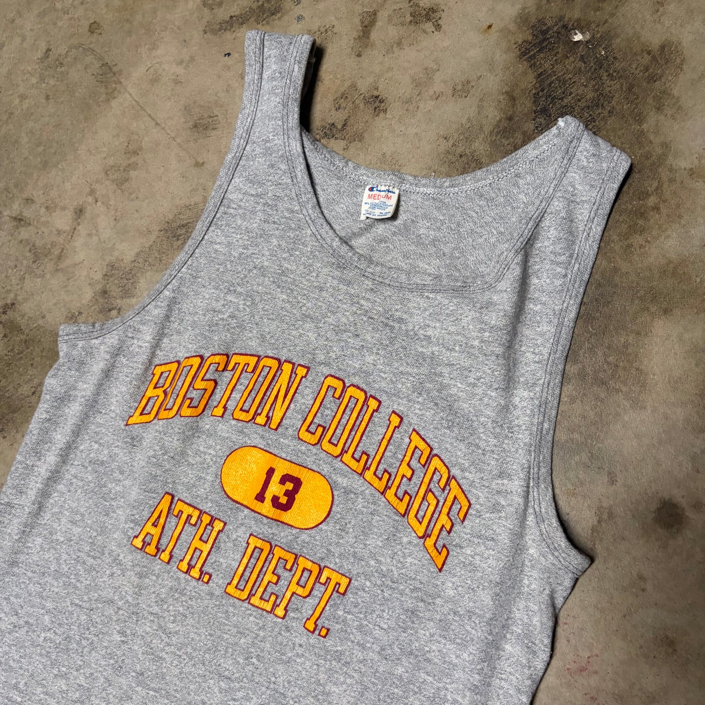(M) Vintage Boston College champion tank top