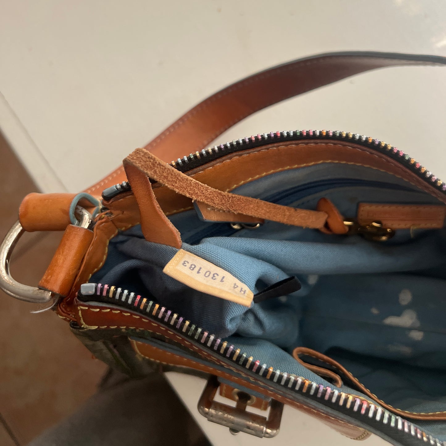 Y2K dooney & bourke monogram pocketed purse