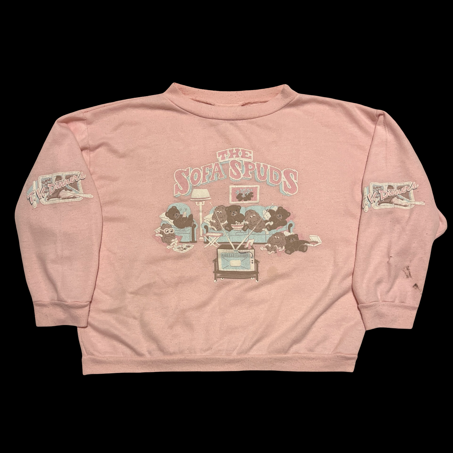 (YL 7-14) vintage the sofa spuds crewneck