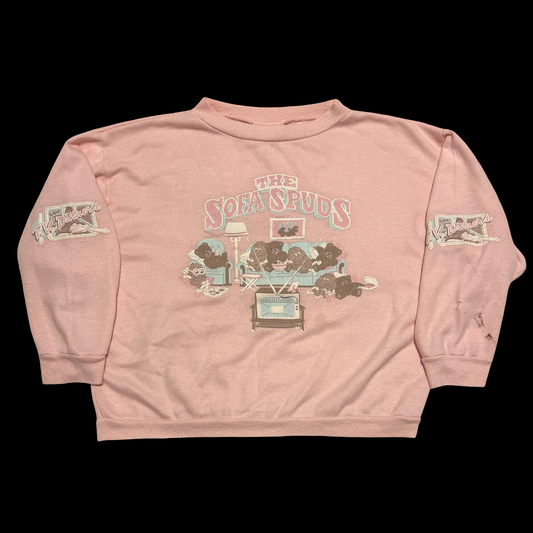 (YL 7-14) vintage the sofa spuds crewneck