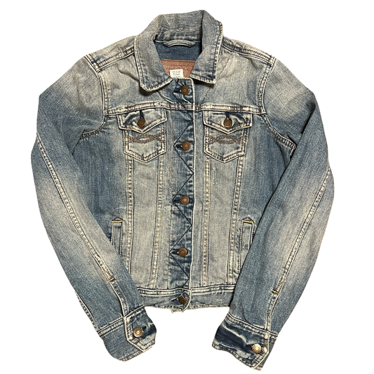 (S) abercrombie and fitch denim jacket