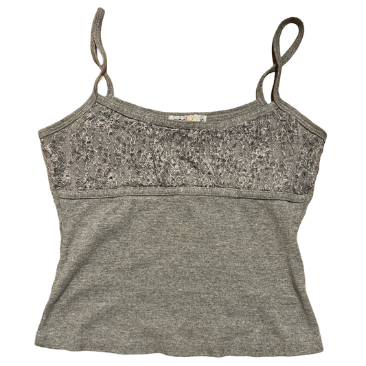 (S) us boys grey tiny tank top