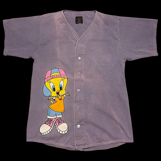 (S/M) vintage tweety button up