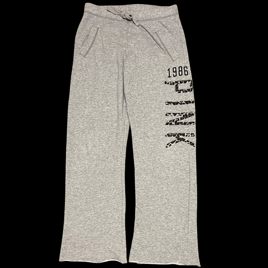 (S) victoria's secret pink grey cheetah sweatpants