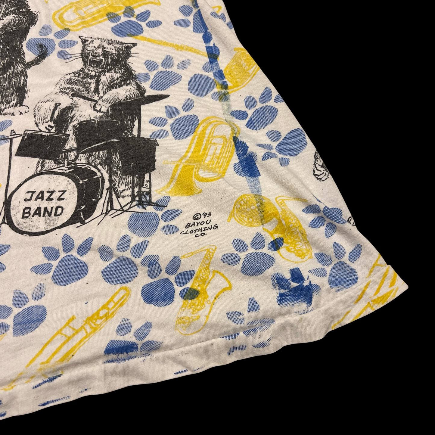 (XL) '93 cat jazz band tee