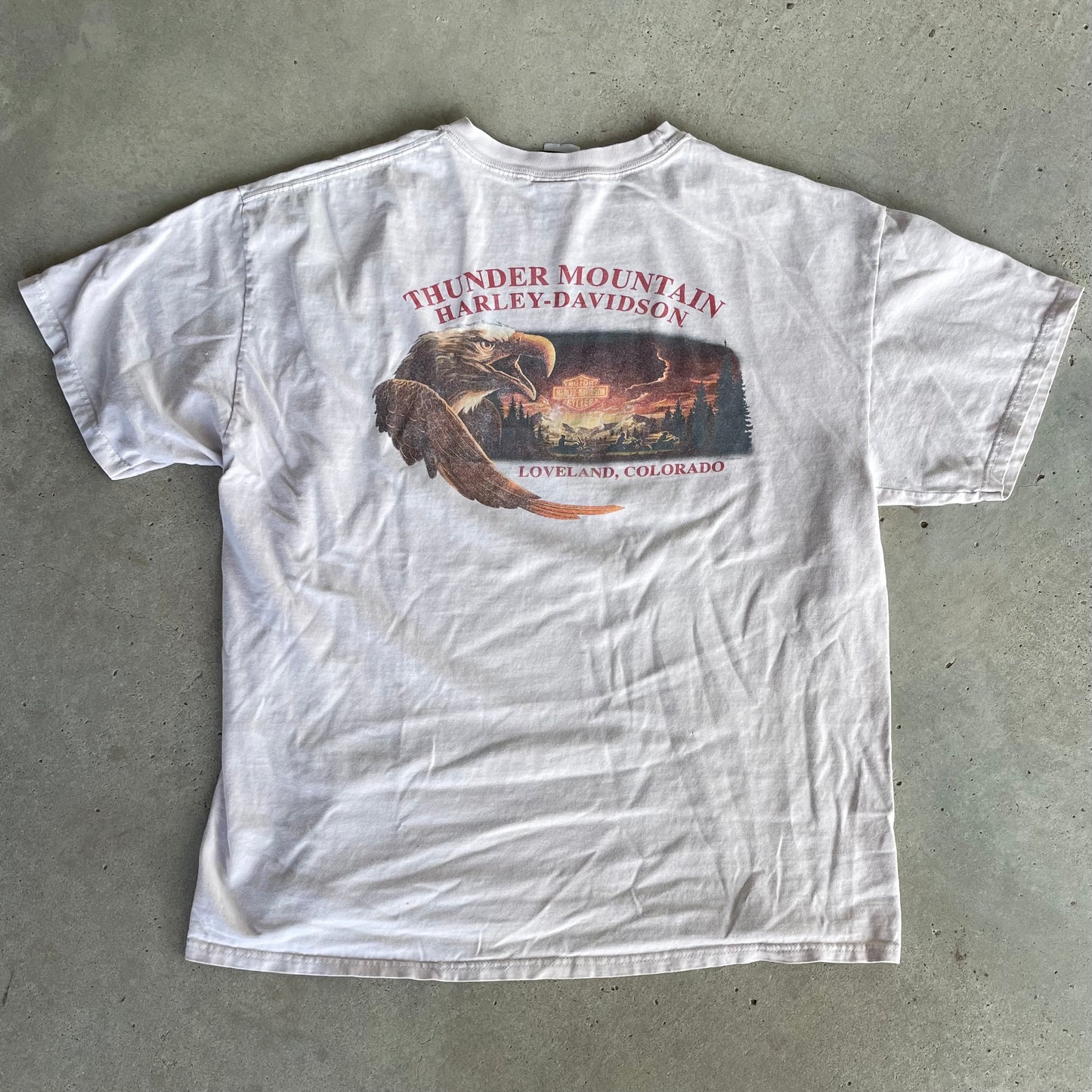 (XL) 2007 Harley thunder mountain tee