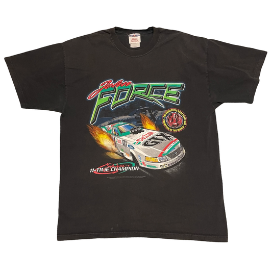 (L) 2002 John Force racing tee