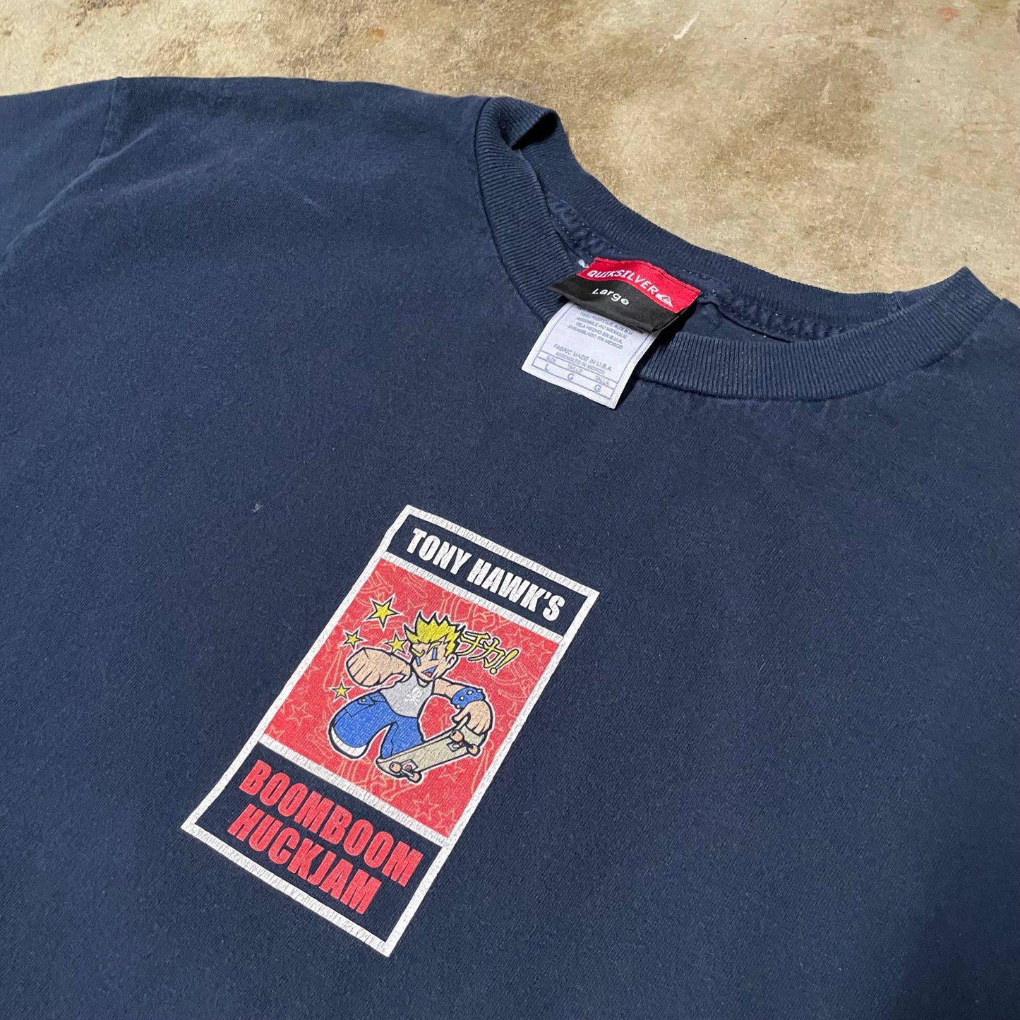(L) Quiksilver 2002 tony hawk tee