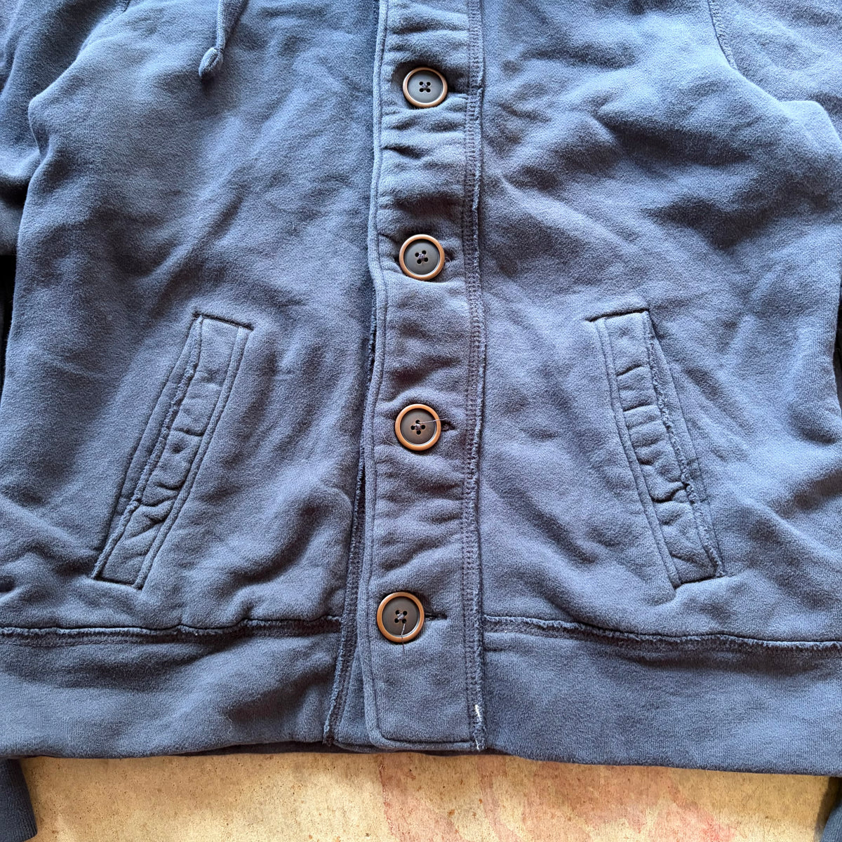 (S) Hollister Sherpa lined button up jacket