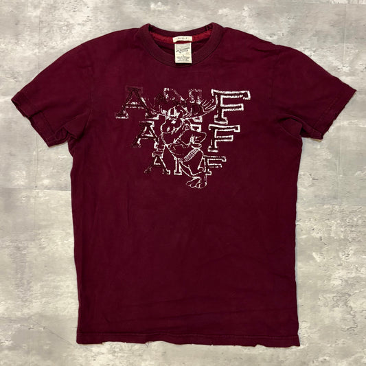 (S) Abercrombie & fitch moose muscle distressed tee