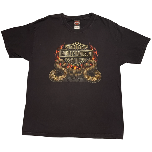 (L) Harley snake tee