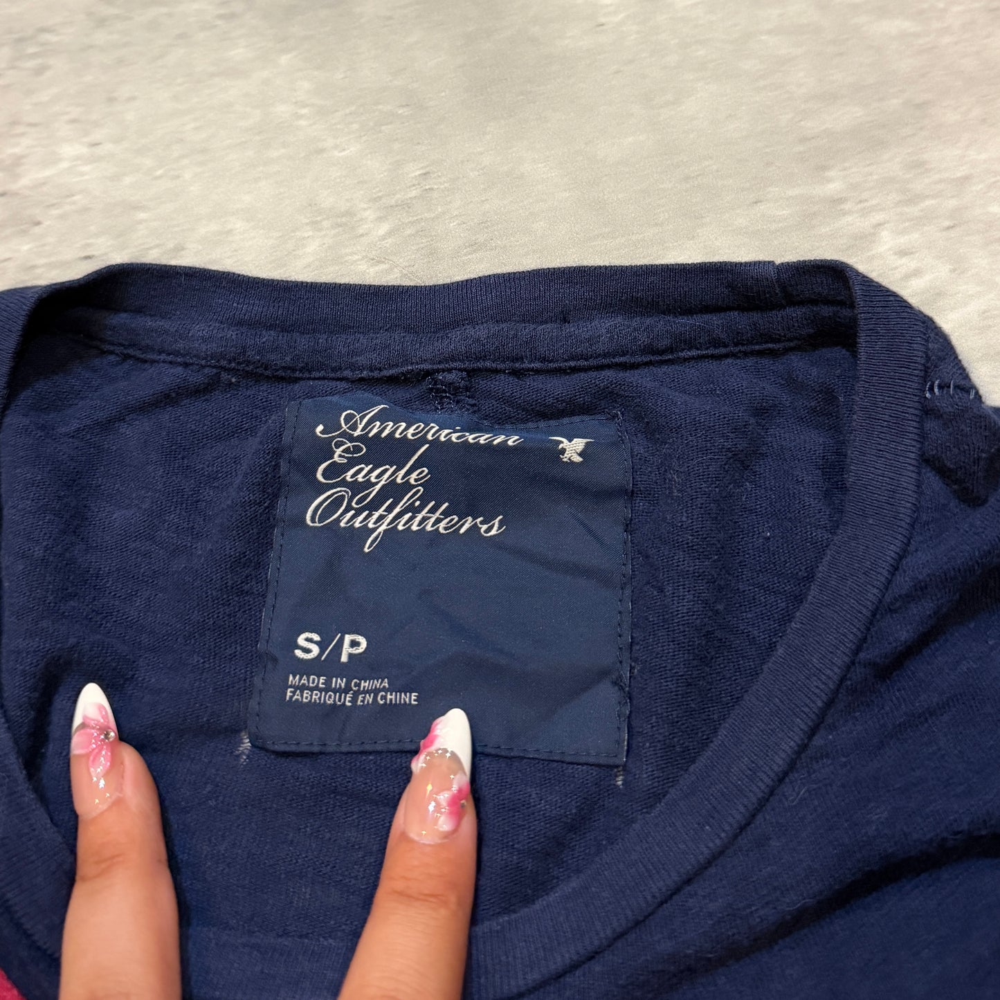 (S/P) ladies American eagle peace & quiet long sleeve