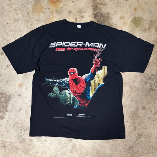 (XL) 2008 Spider-Man web of shadows tee