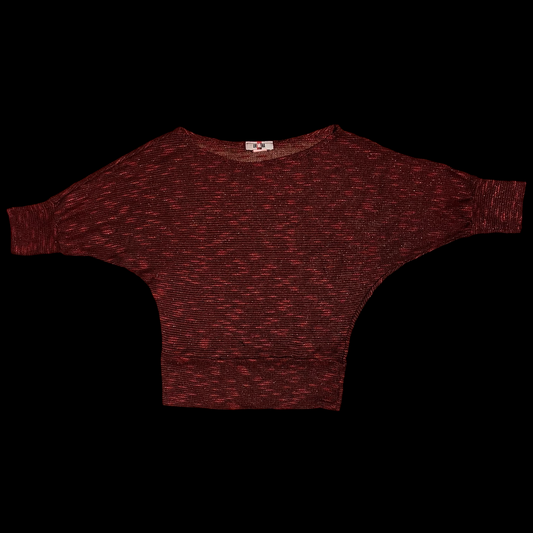 (M) urvana red sheer top