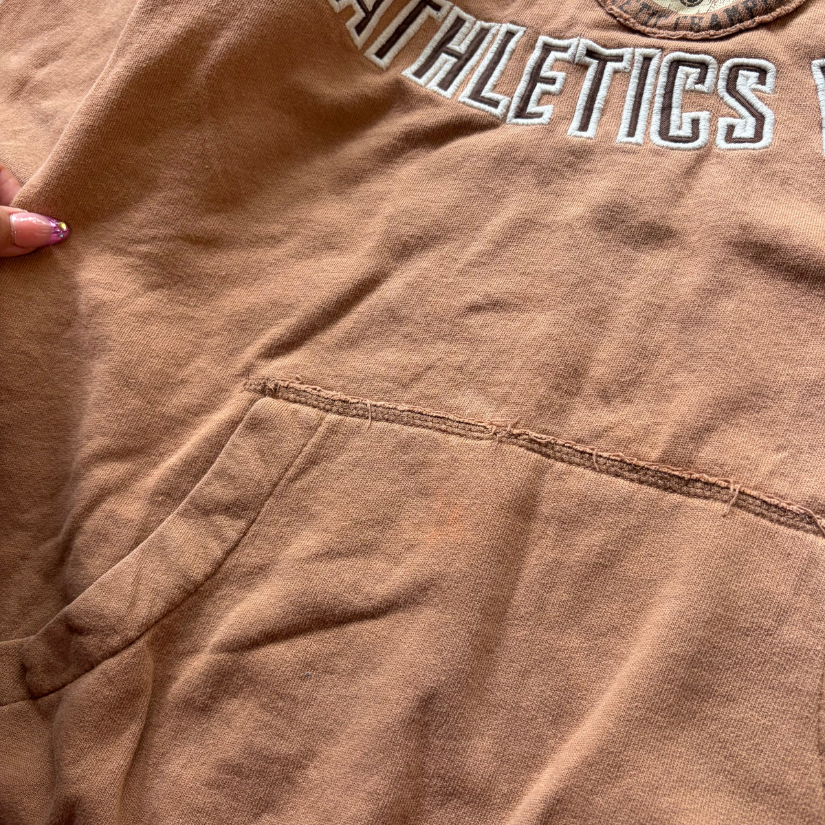 (S) Aeropostale 1987 brown hoodie
