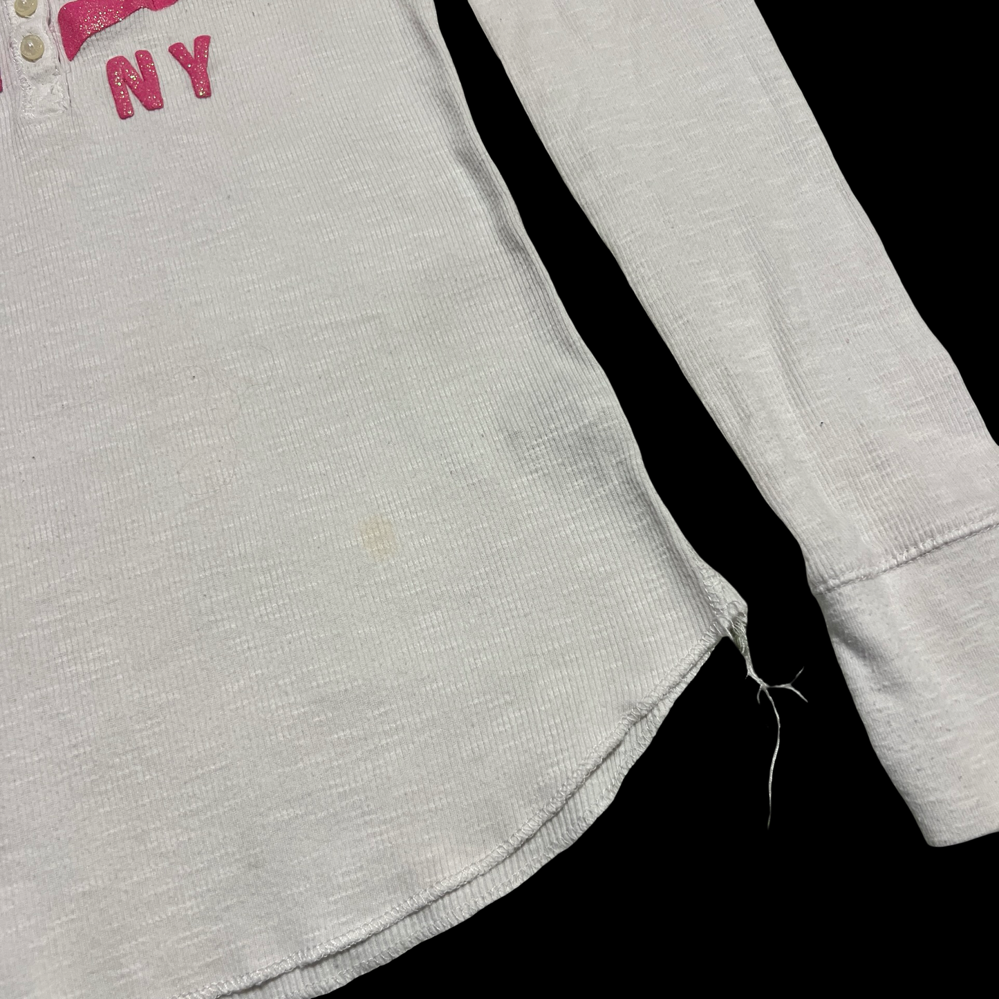 (S/P) aeropostale henley long-sleeve