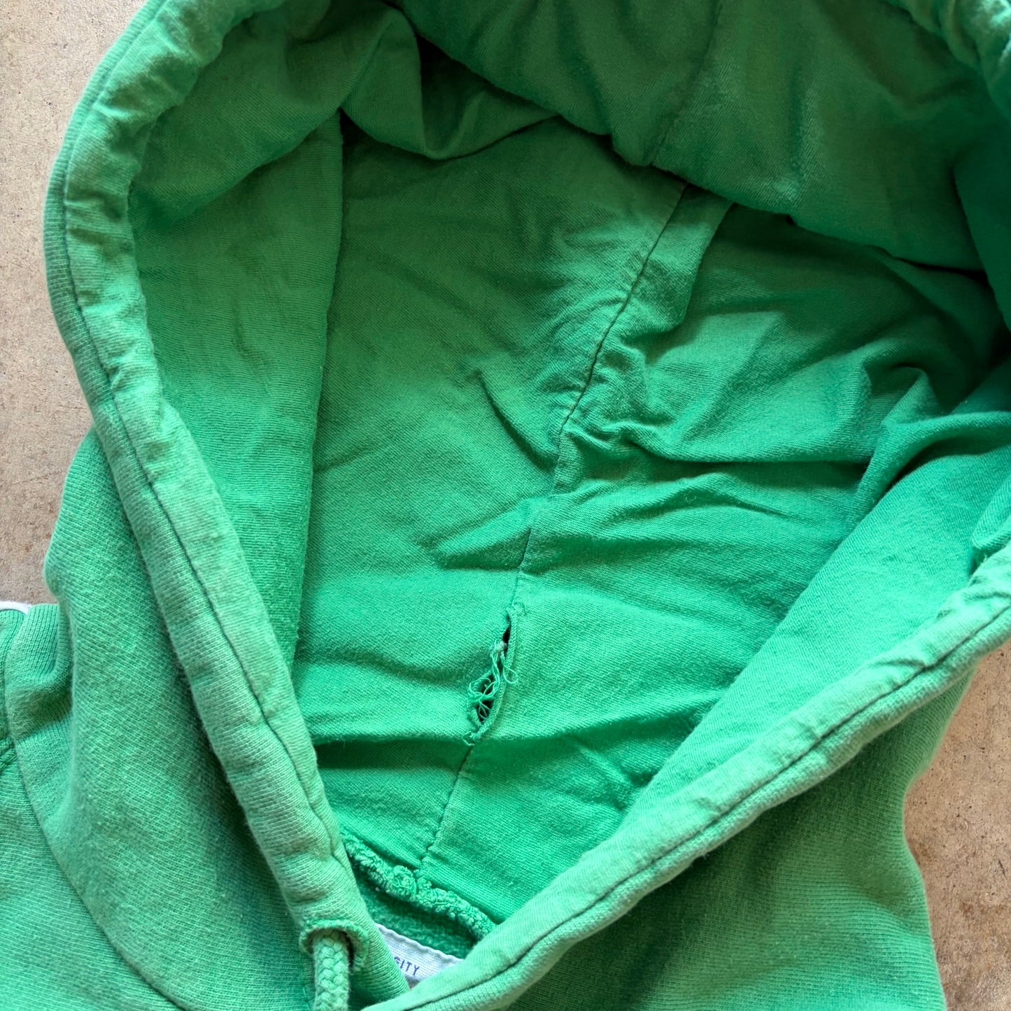 (M) American eagle striped sleeve hoodie