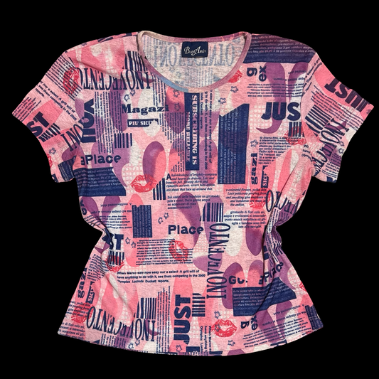 (M) bon ami mesh kissy top