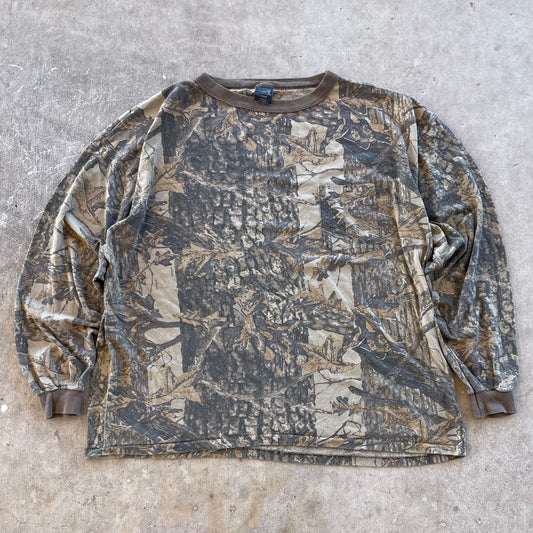 (XXXL) Vintage camo longsleeve