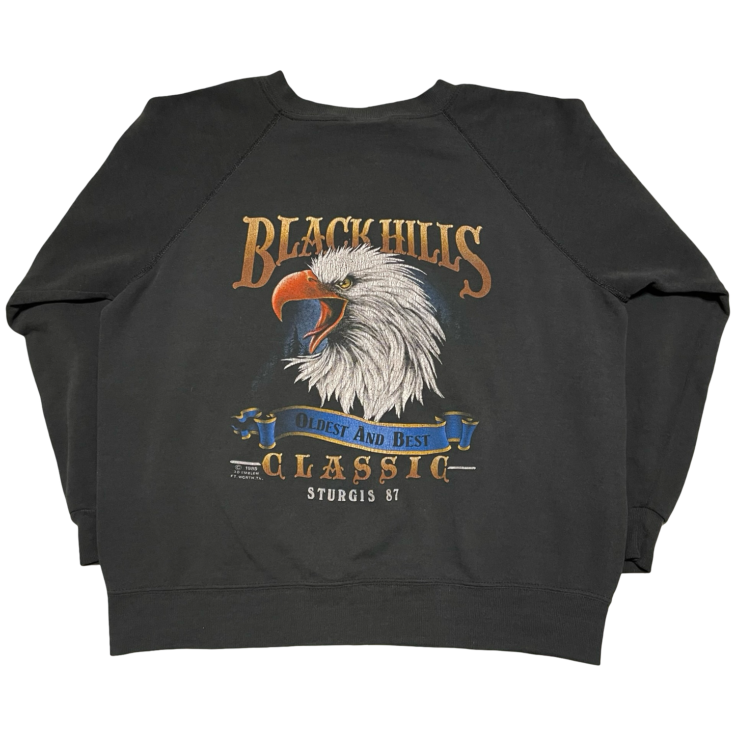 (L) 1987 Harley davidson crewneck
