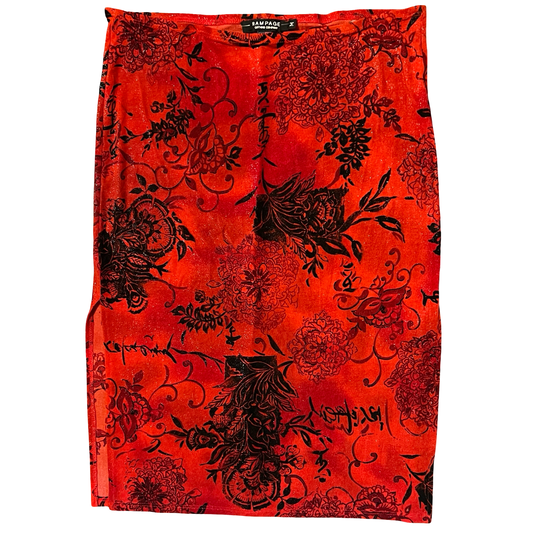 (M) rampage midi skirt