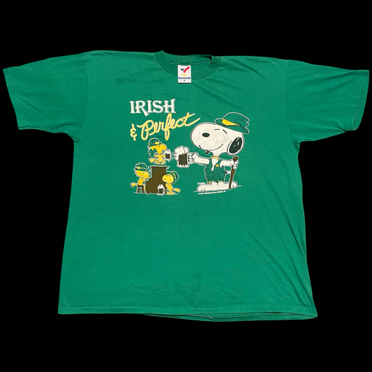 (XL) Vintage Snoopy irish and perfect tee