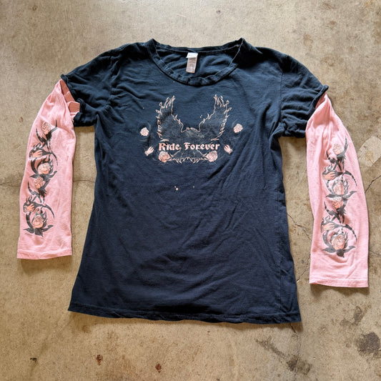 (XL) 2009 hot leathers ride forever long-sleeve