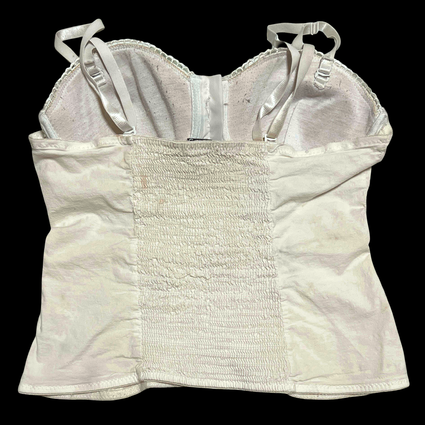 (L) entry corset style top