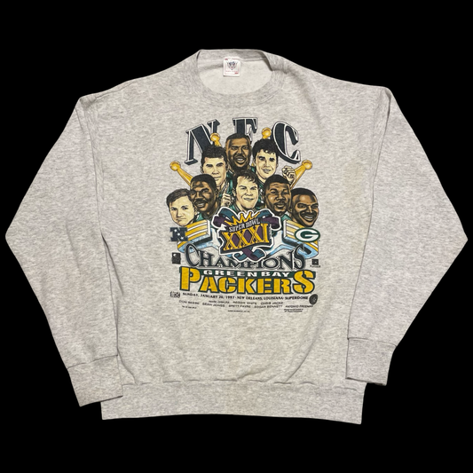 (XL) 1997 Green bay packers crewneck