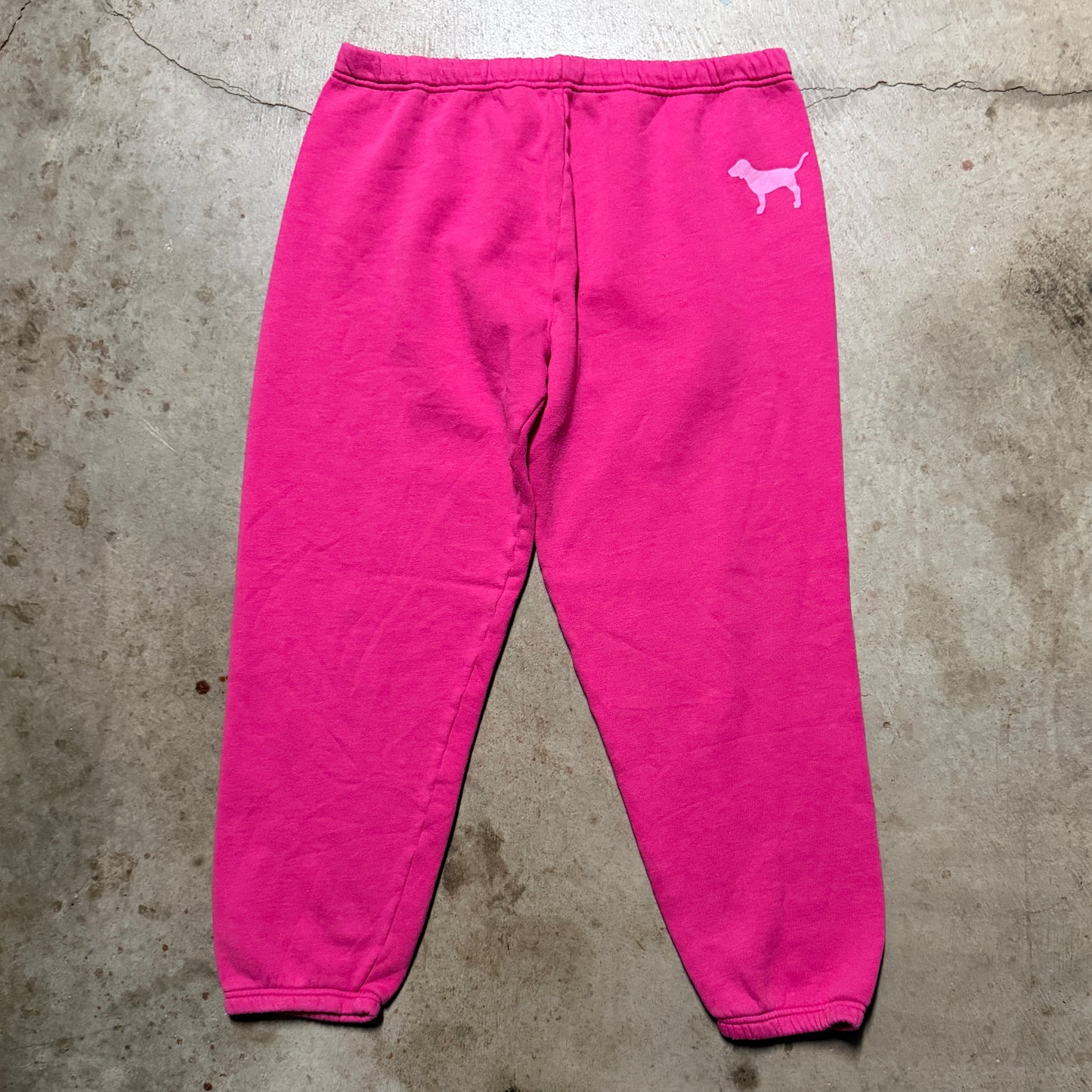 (M) ladies Victoria’s Secret pink capri joggers