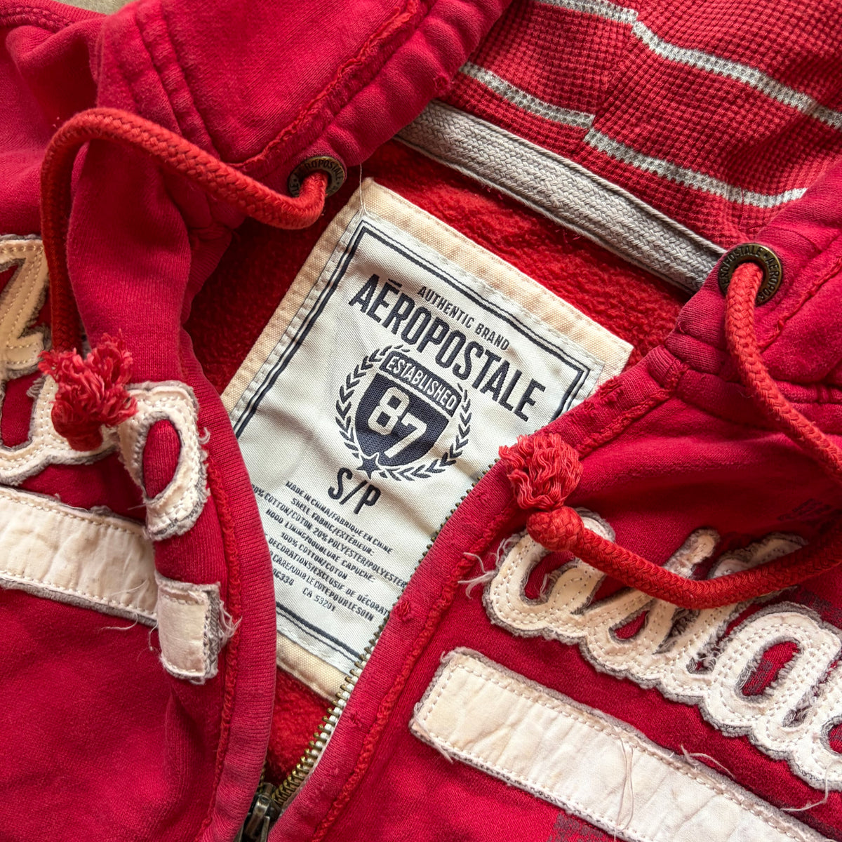 (S) Aeropostale New York zip up hoodie