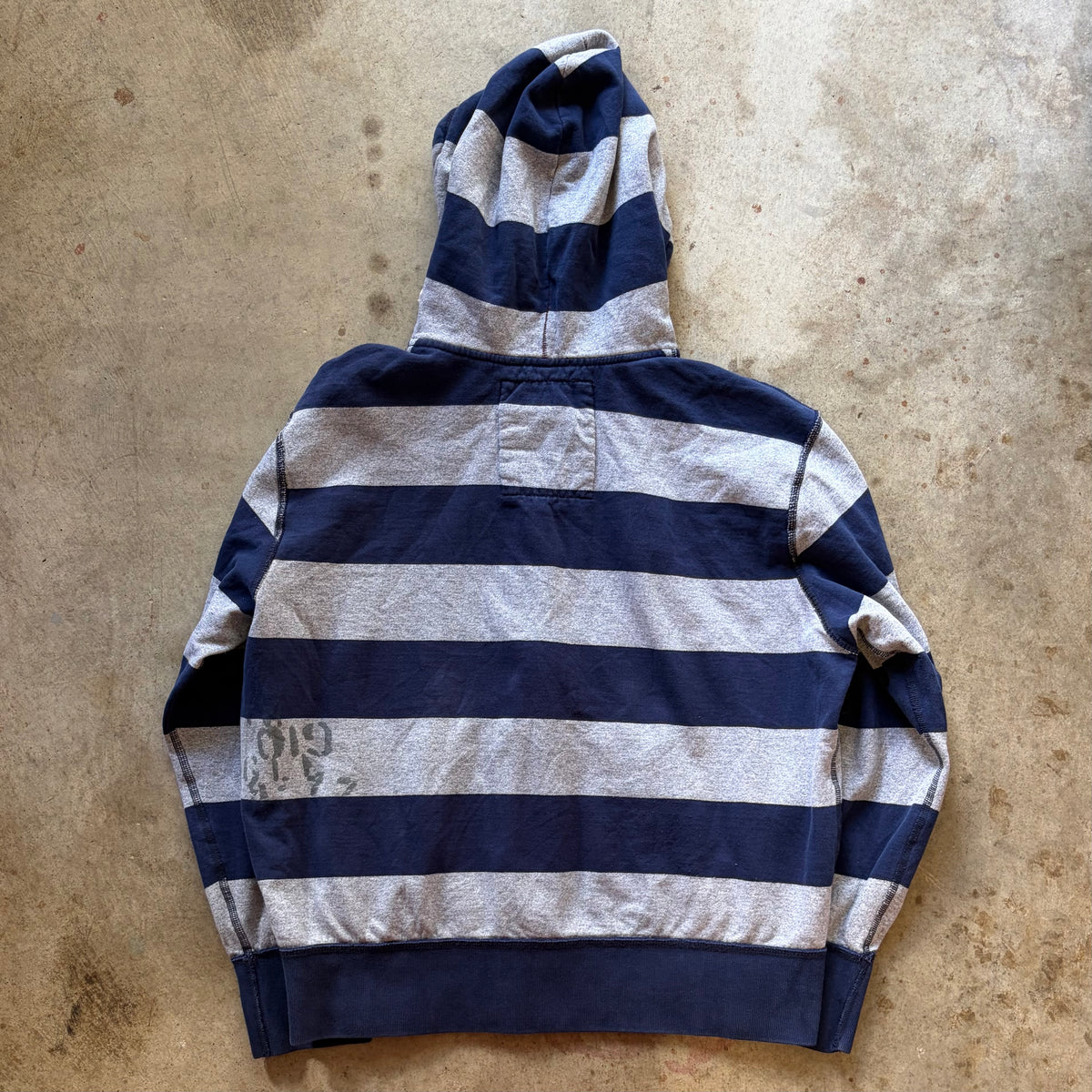 (XL) American eagle outfitters striped zip up