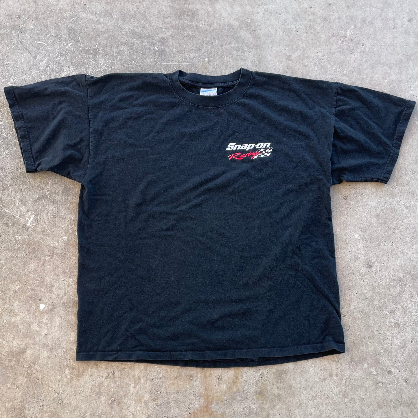 (XL) Snap on racing tee