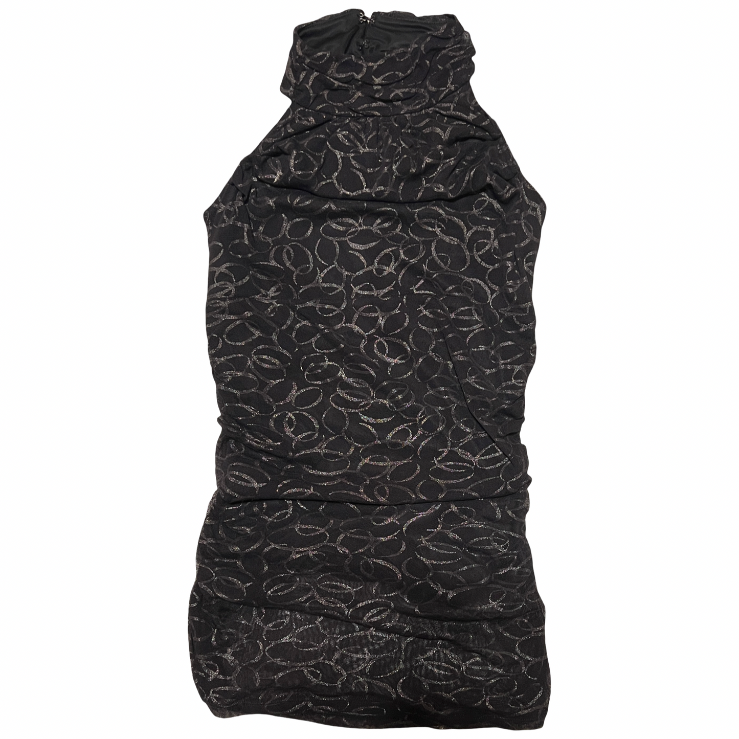(S) express turtleneck halter top