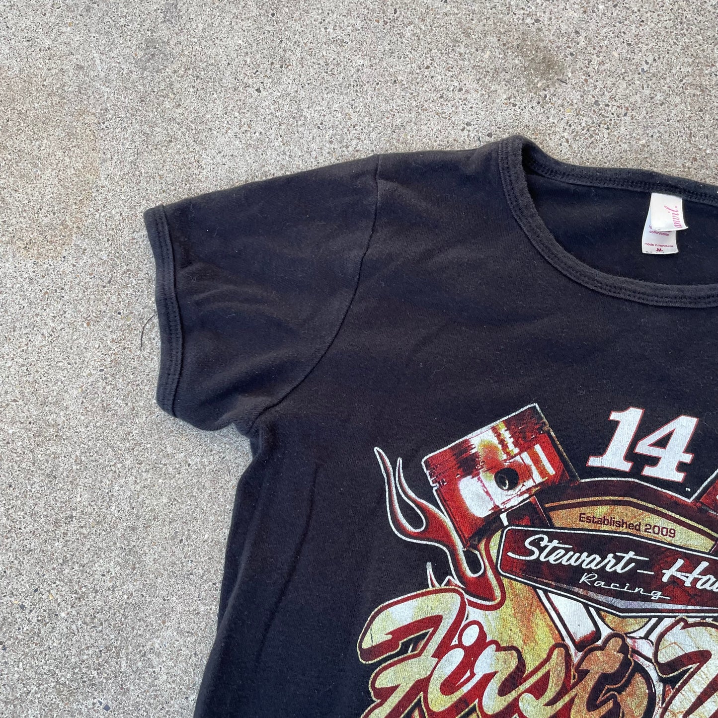 (M) 2009 stewart racing baby tee