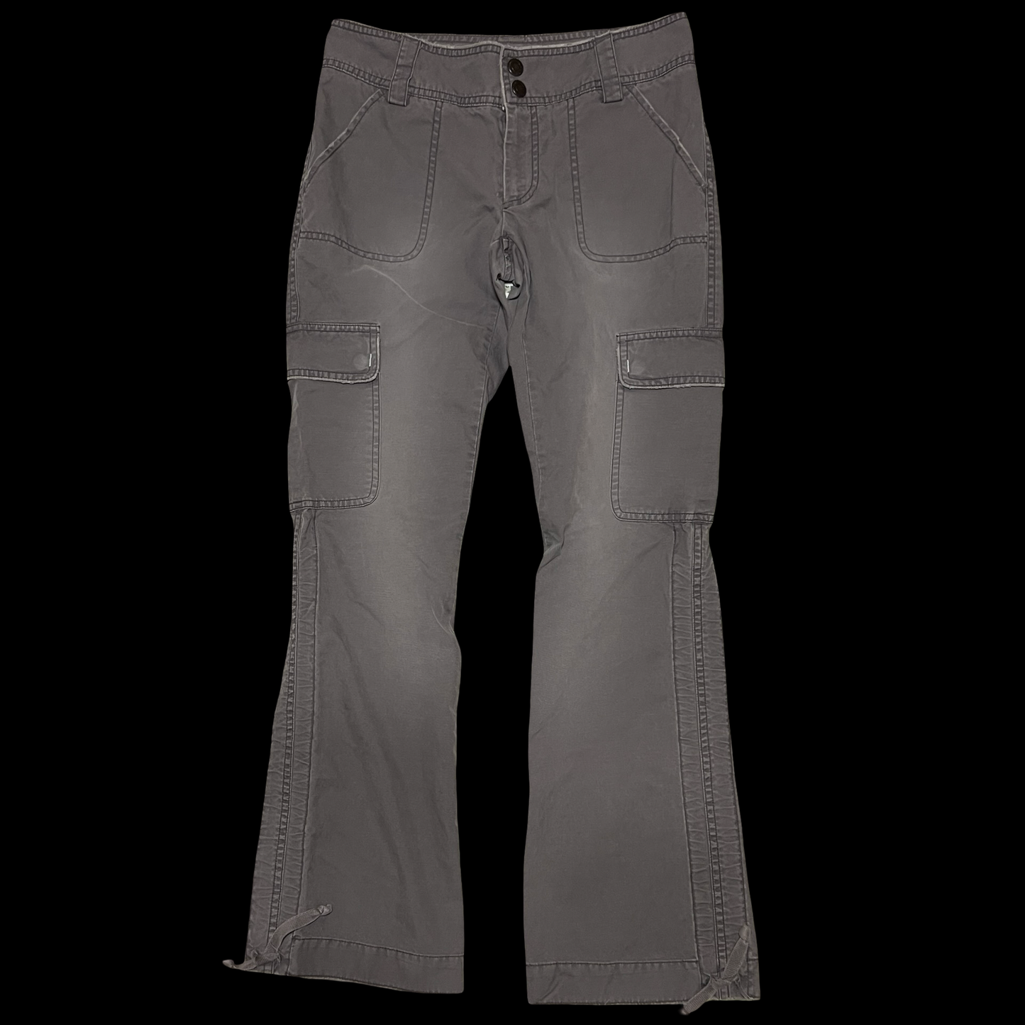(2) american eagle grey cargo pants
