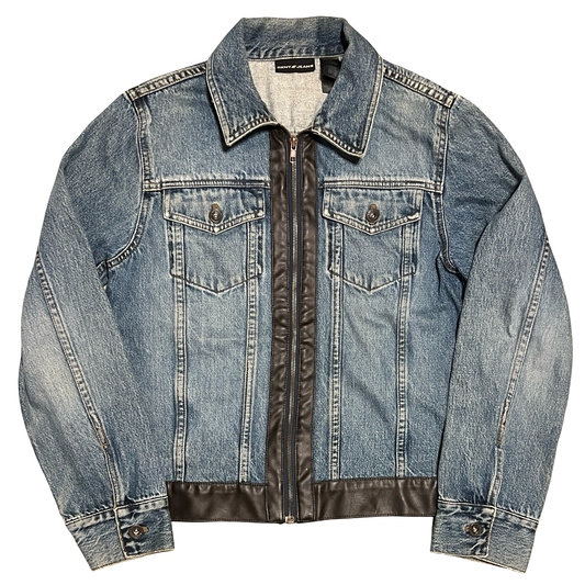 (M) DKNY denim zip-up jacket