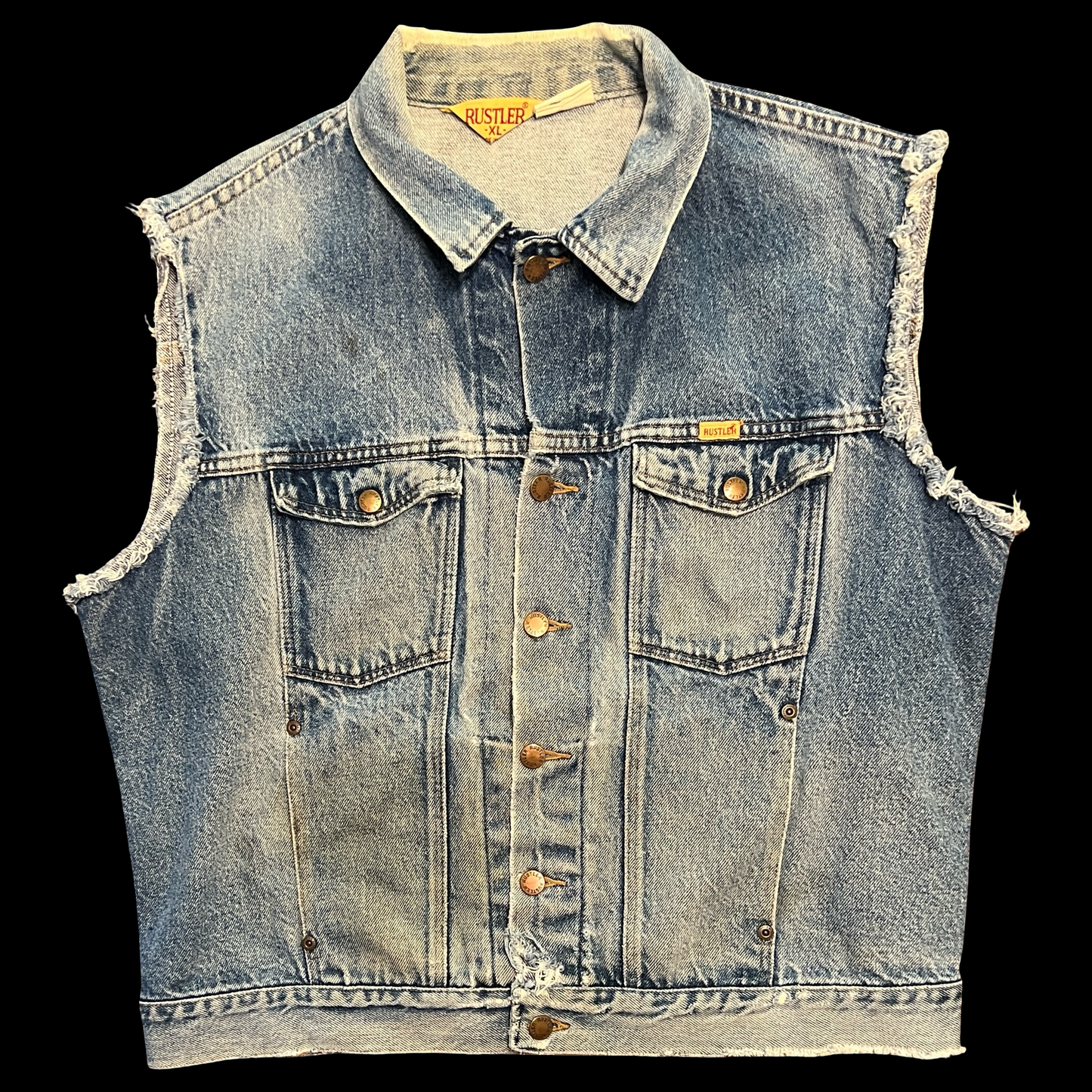 (XL) Rustler denim vest