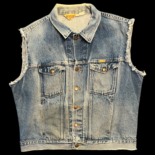 (XL) Rustler denim vest