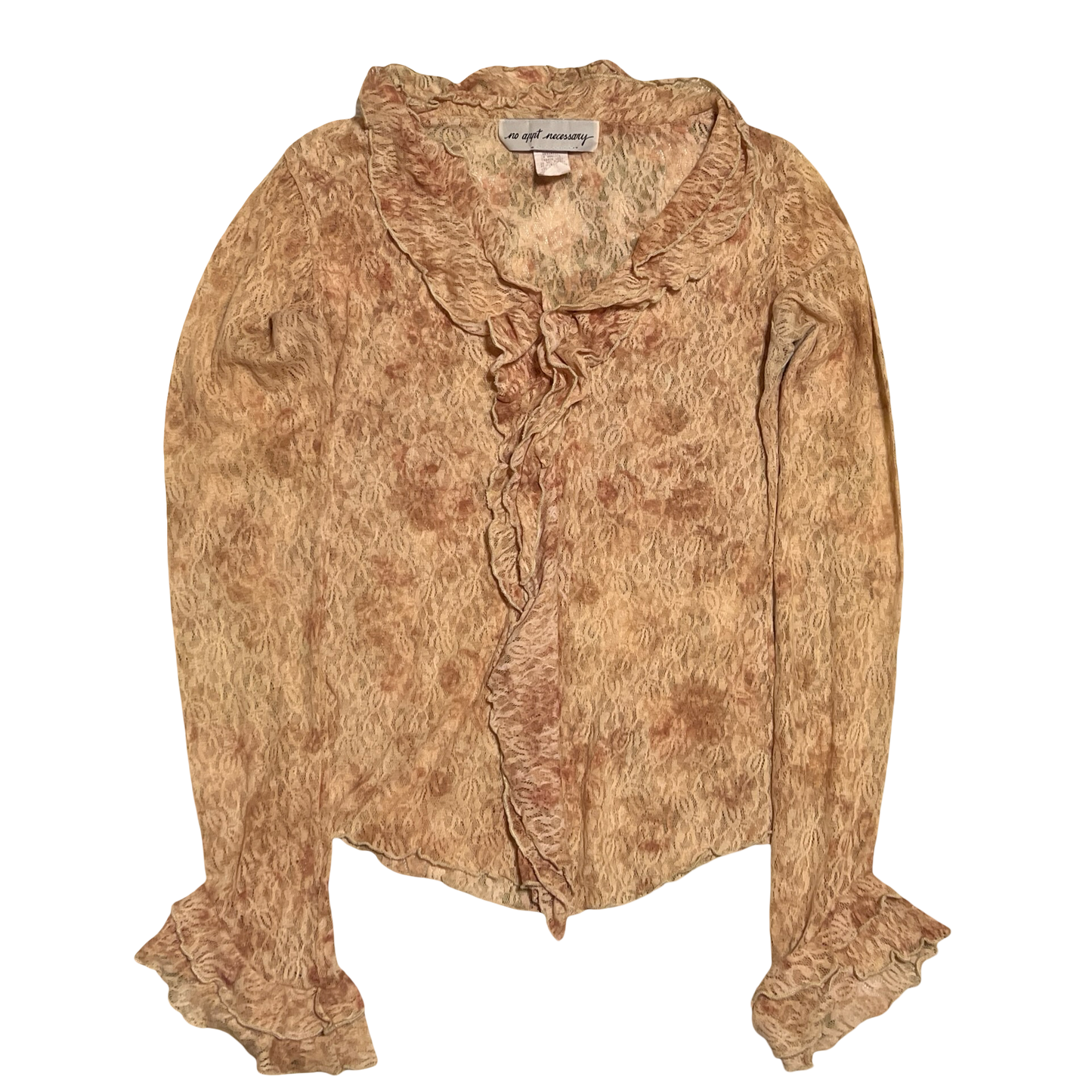 (L) no appt necessary lace long-sleeve