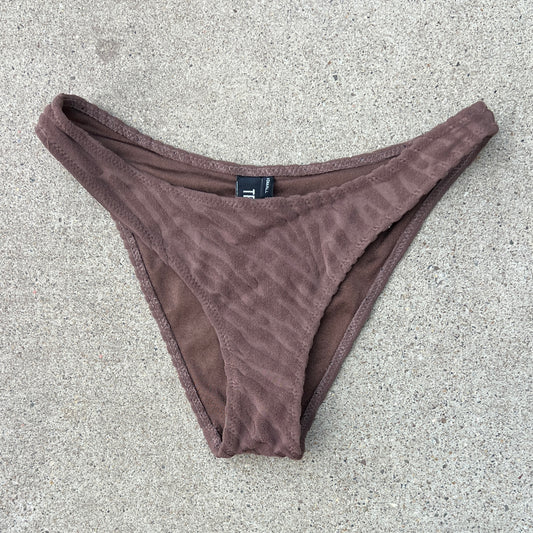 (Xsmall) triangl zebra textured bikini bottom