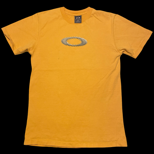 (S) Oakley software yellow tee