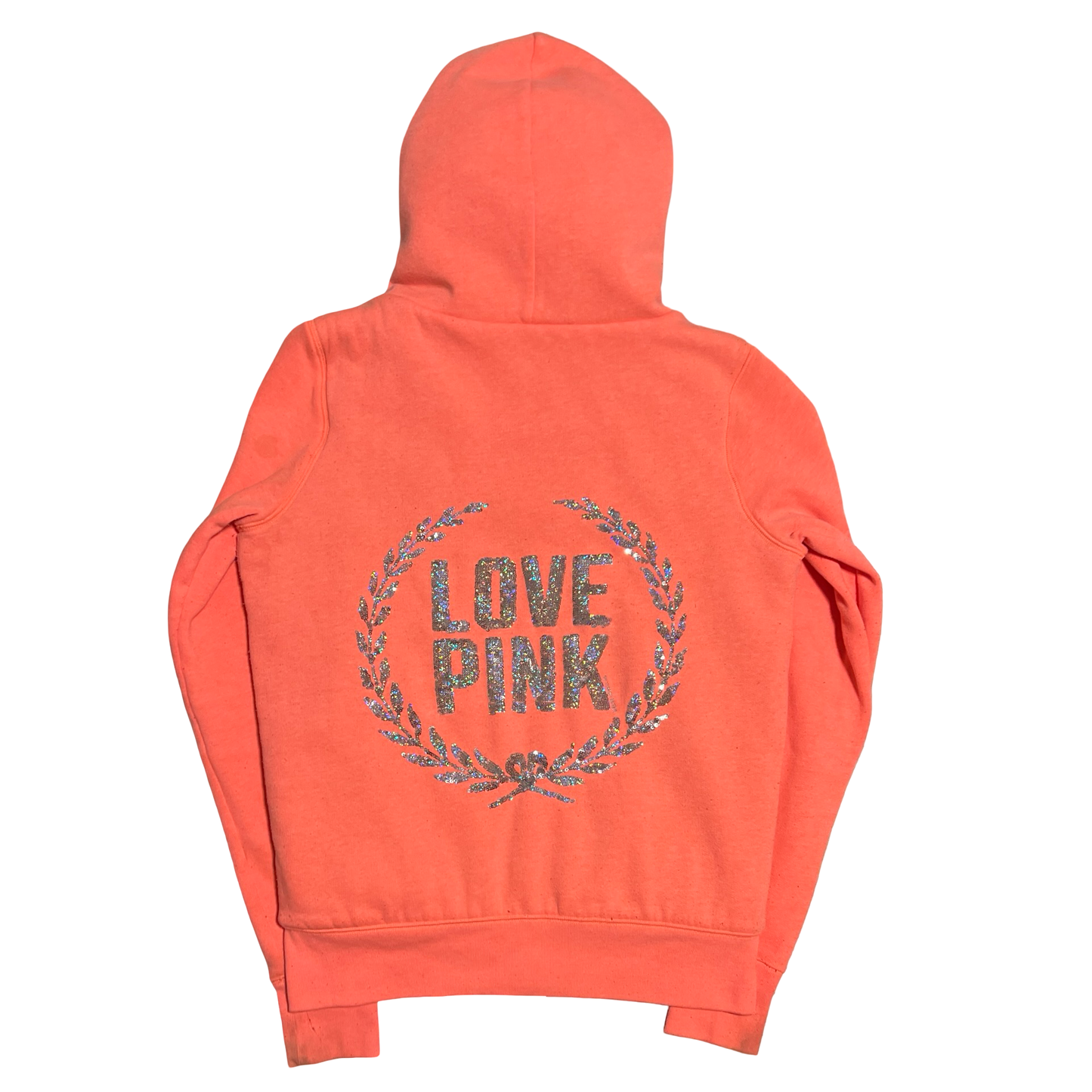 (XS) victoria's secret pink faux fur lined jacket