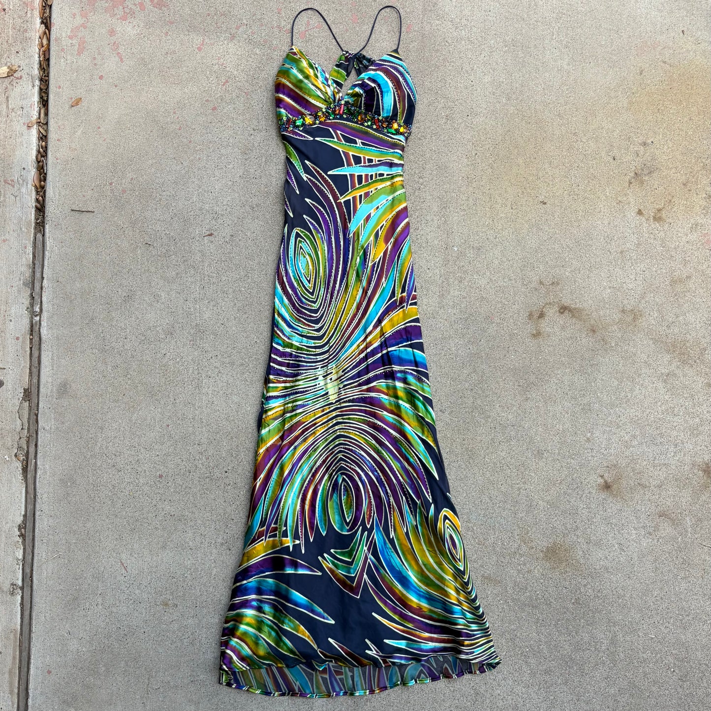 (2) cache maxi dress