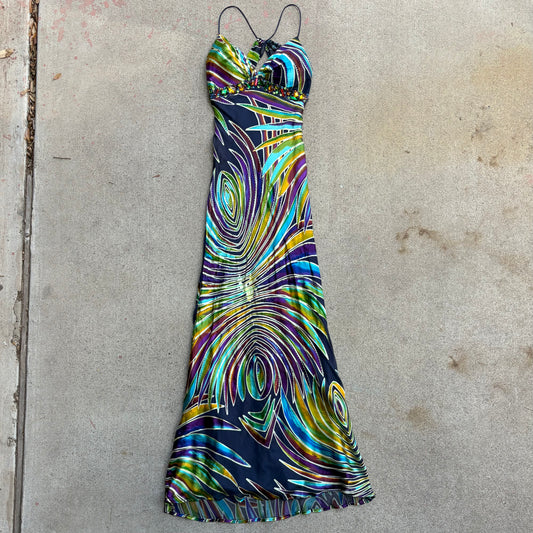 (2) cache maxi dress